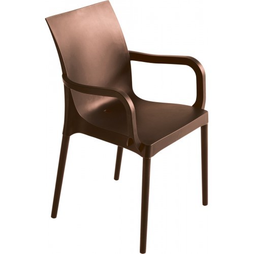 Plastová židle DESIGNE 24 s područkami - nosnost 120 kg - výběr barvy plastu